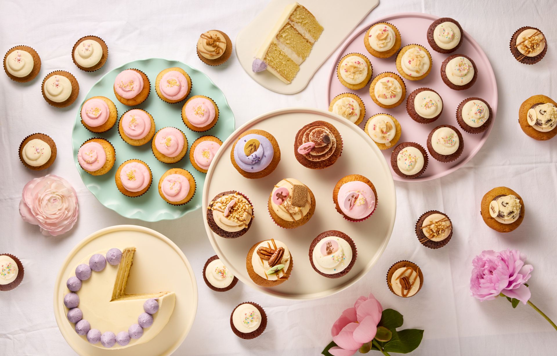 mini cupcake et cupcakes