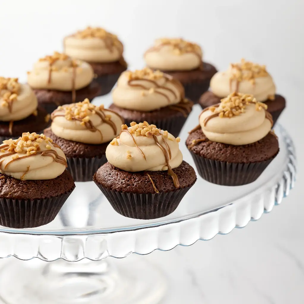 10 Teddy Mini Cupcakes