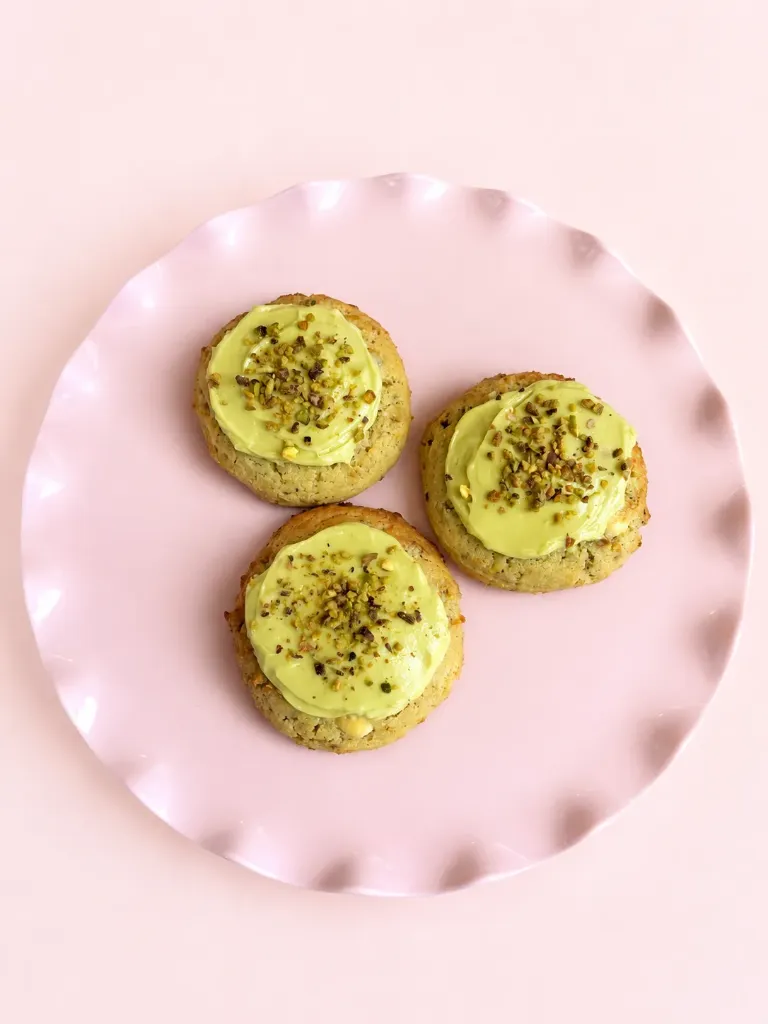Cookie chocolat blanc-pistache