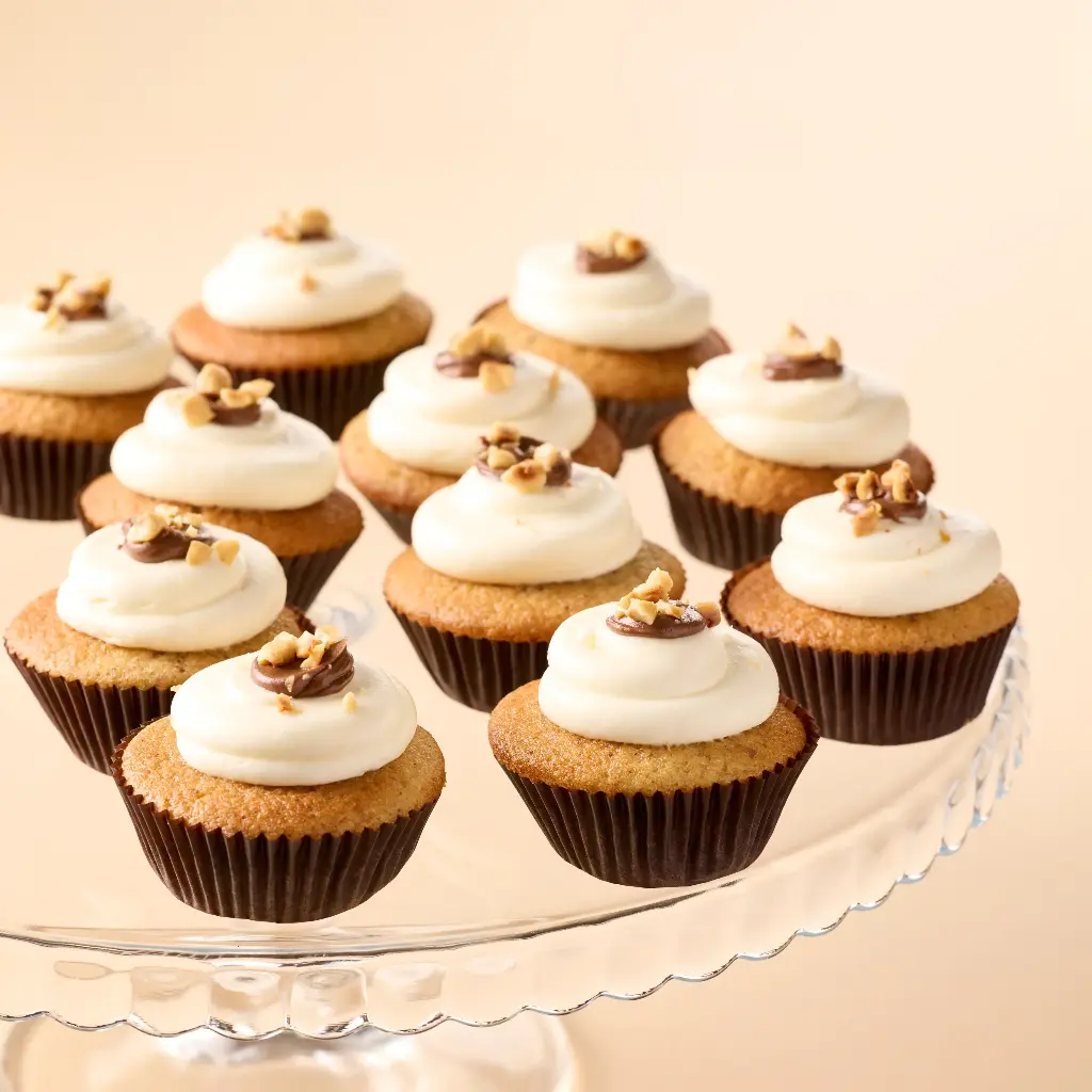 10 Minis Cupcakes Hazelnut