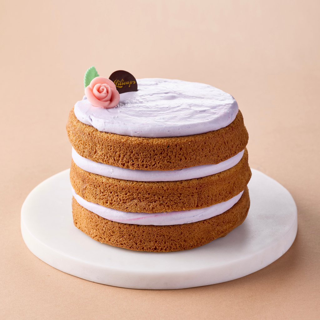 Vanilla-Violet Cake