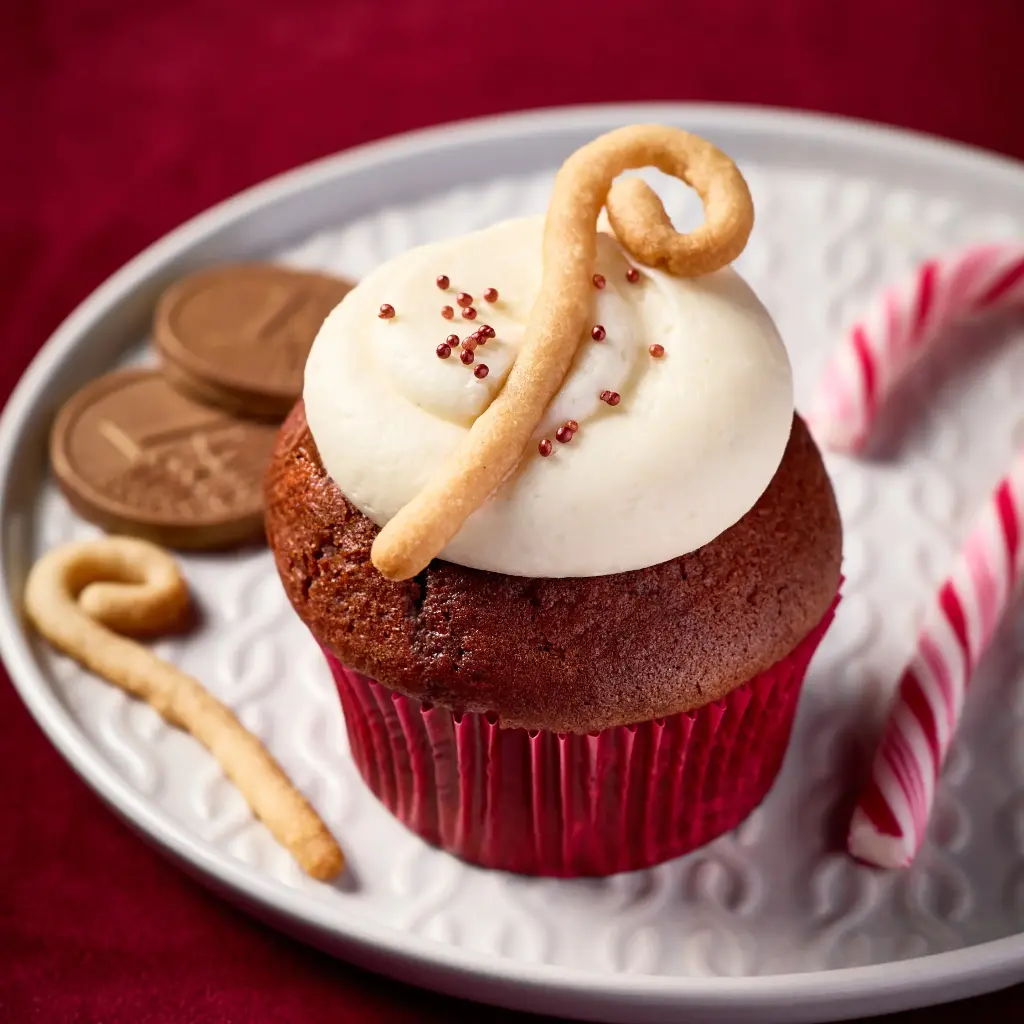 Cupcake Red Velvet Saint Nicolas