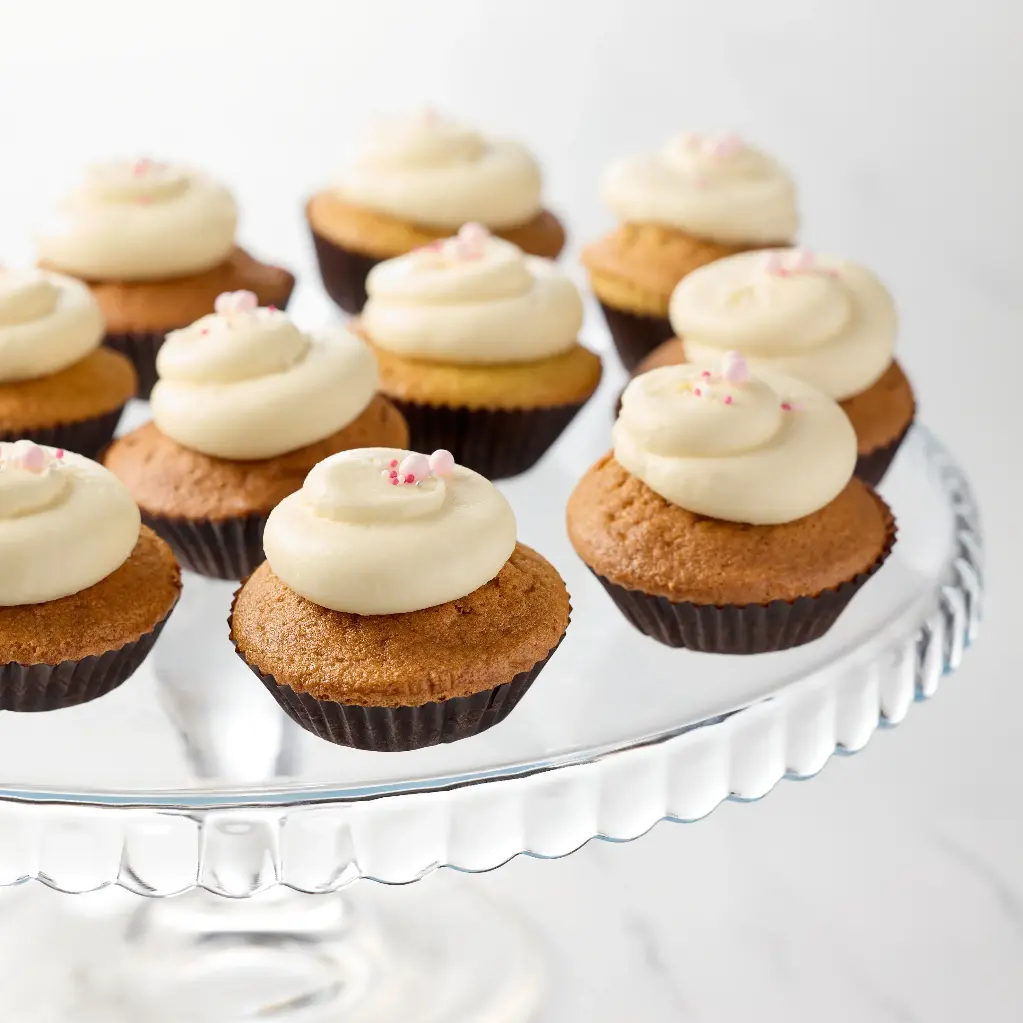10 Vanilla Mini Cupcakes