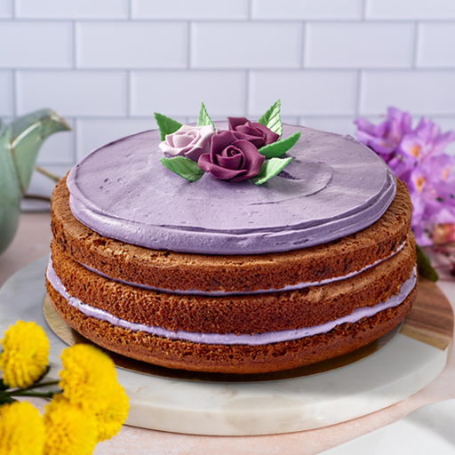 Gâteau Vanille-Violette 