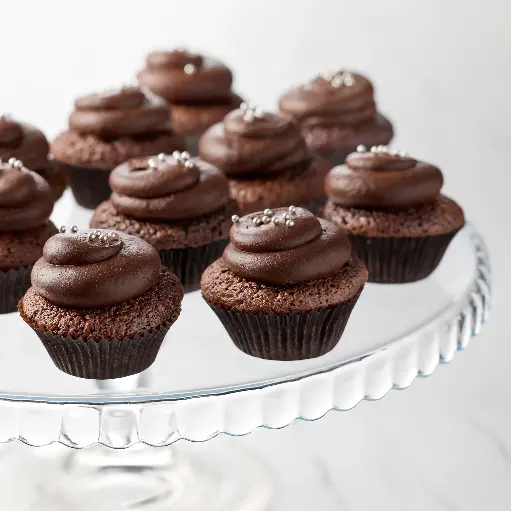 10 Minis Cupcakes Tout Chocolat